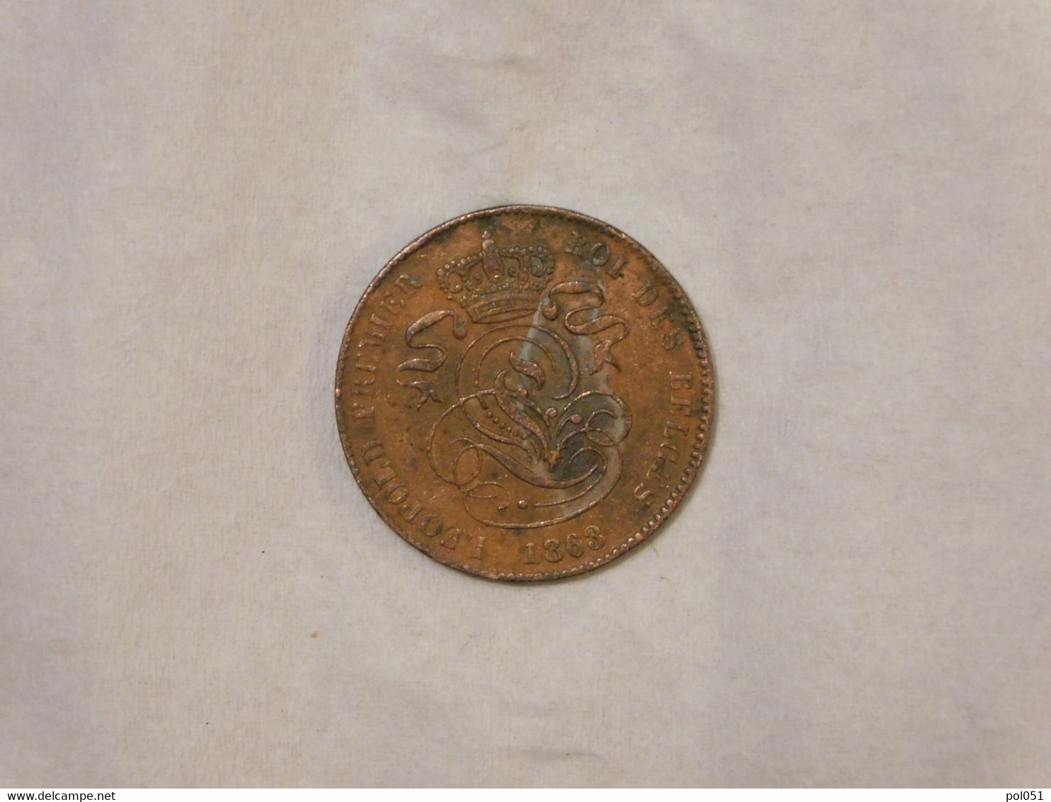 Belgique 2 Cent 1863 Centimes - 2 Centimes