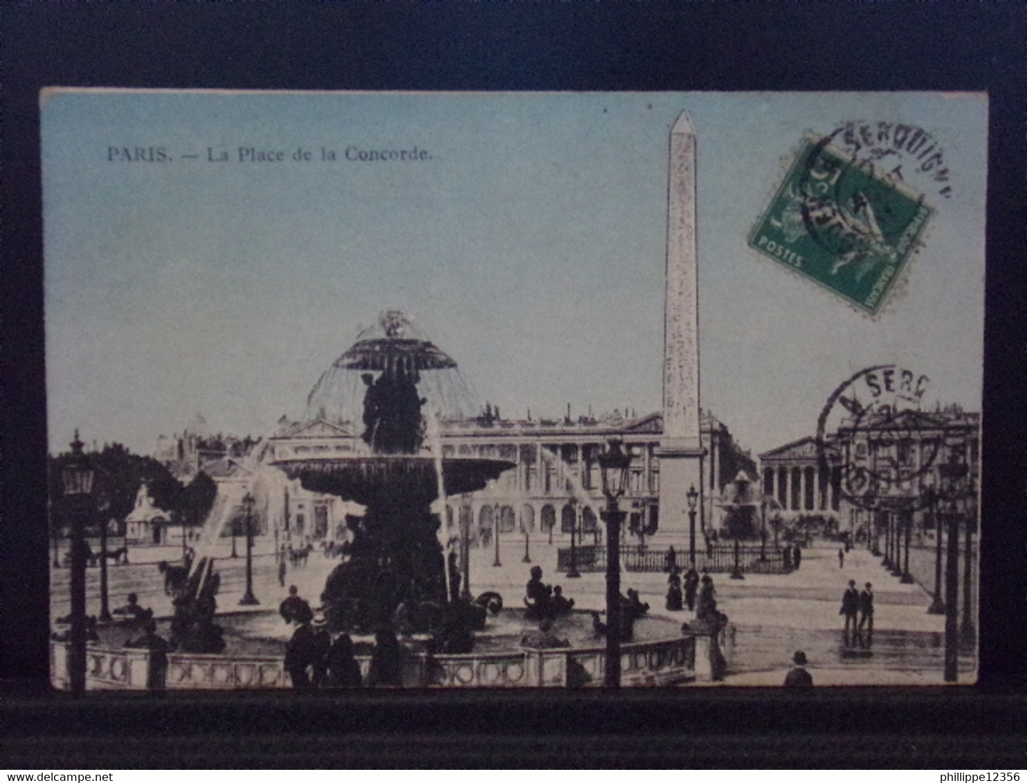 751525 . PARIS . LA PLACE DE LA CONCORDE  . OBTEREE 1910 - Piazze