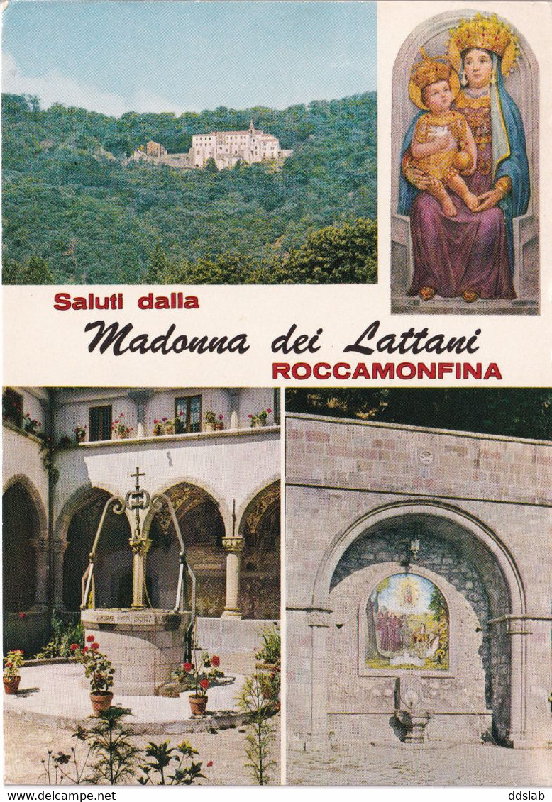 Saluti Dalla Madonna Dei Lattani Roccamonfina (Caserta) - Anni '90 (Vedute) Con Annullo Filatelico Del 2010 - Caserta