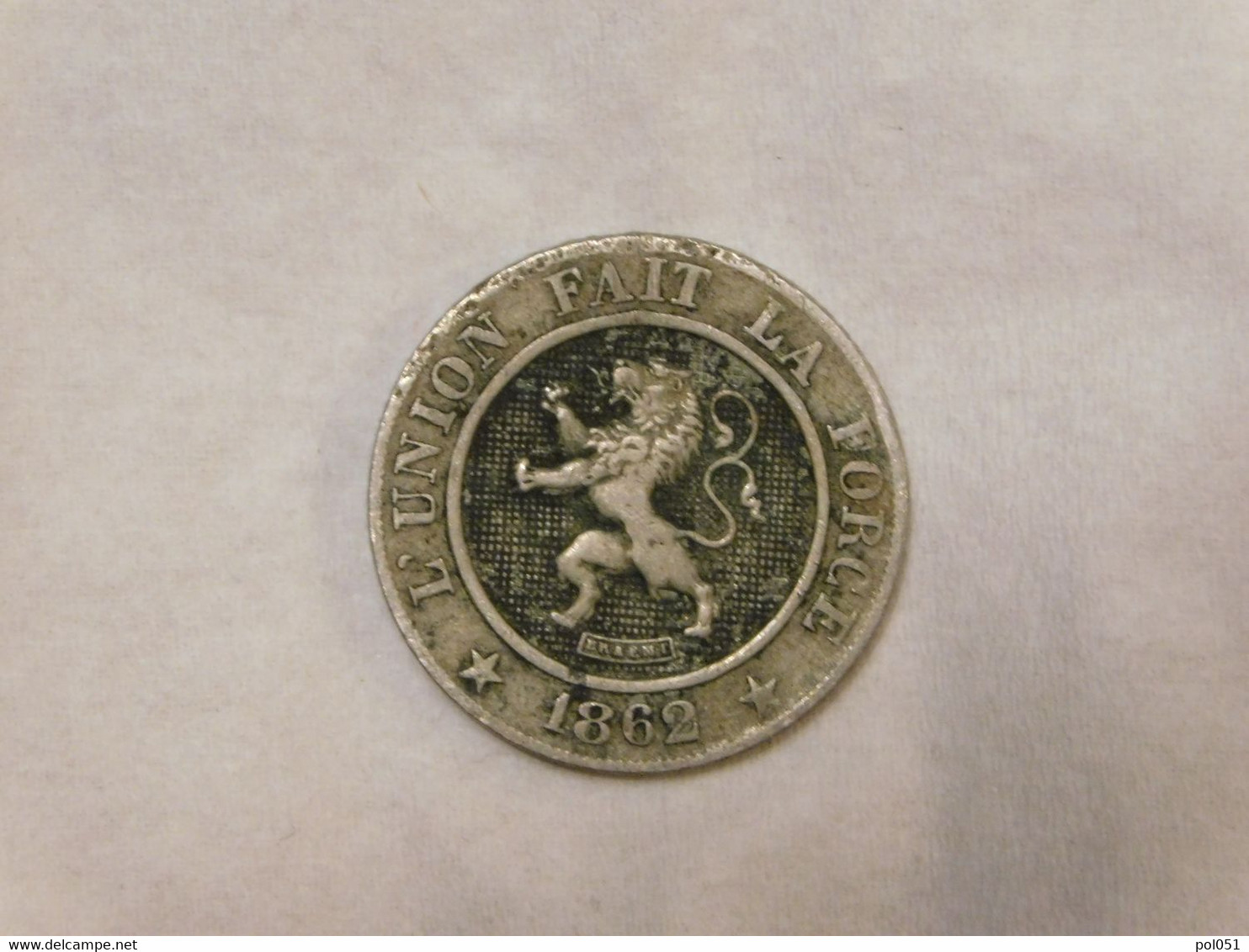 Belgique 10 Cent 1862 Centimes - 10 Centimes
