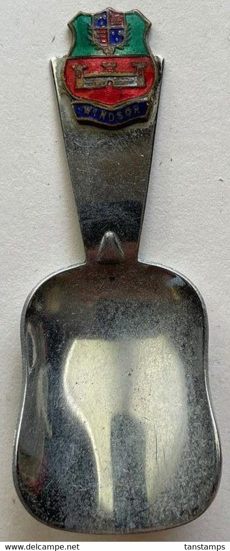 Vintage ROYALTY WINDSOR CASTLE Tea Caddy Spoon - Spoons