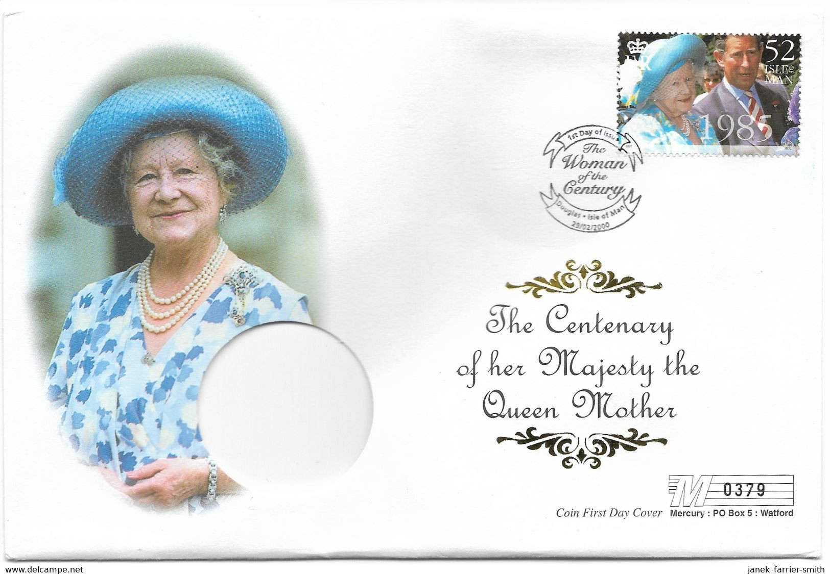 2000 Isle Of Man 1 Crown The Life & Times Of The Queen Mother 1963 Coin Cover - Île De  Man