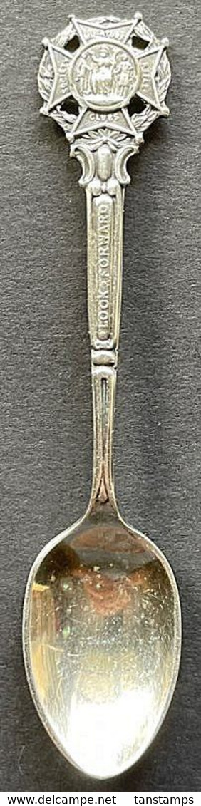 ANTIQUE SILVER PLATE SOCIETY MINIATURE RIFLE CLUBS TEASPOON 1908-9 - Löffel