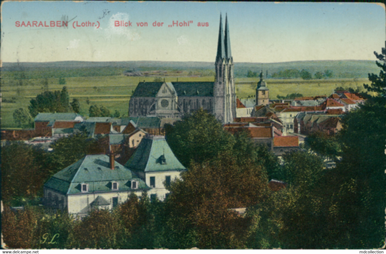 57 SARRALBE / Blick Von Der Hohl Aus / CARTE RARE - Sarralbe