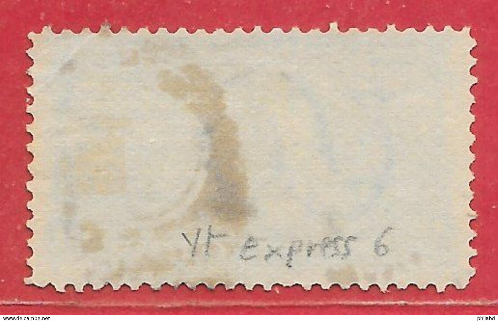 Etats-Unis D'Amérique Expresse N°6 10c Outremer 1902 O - Expres & Aangetekend