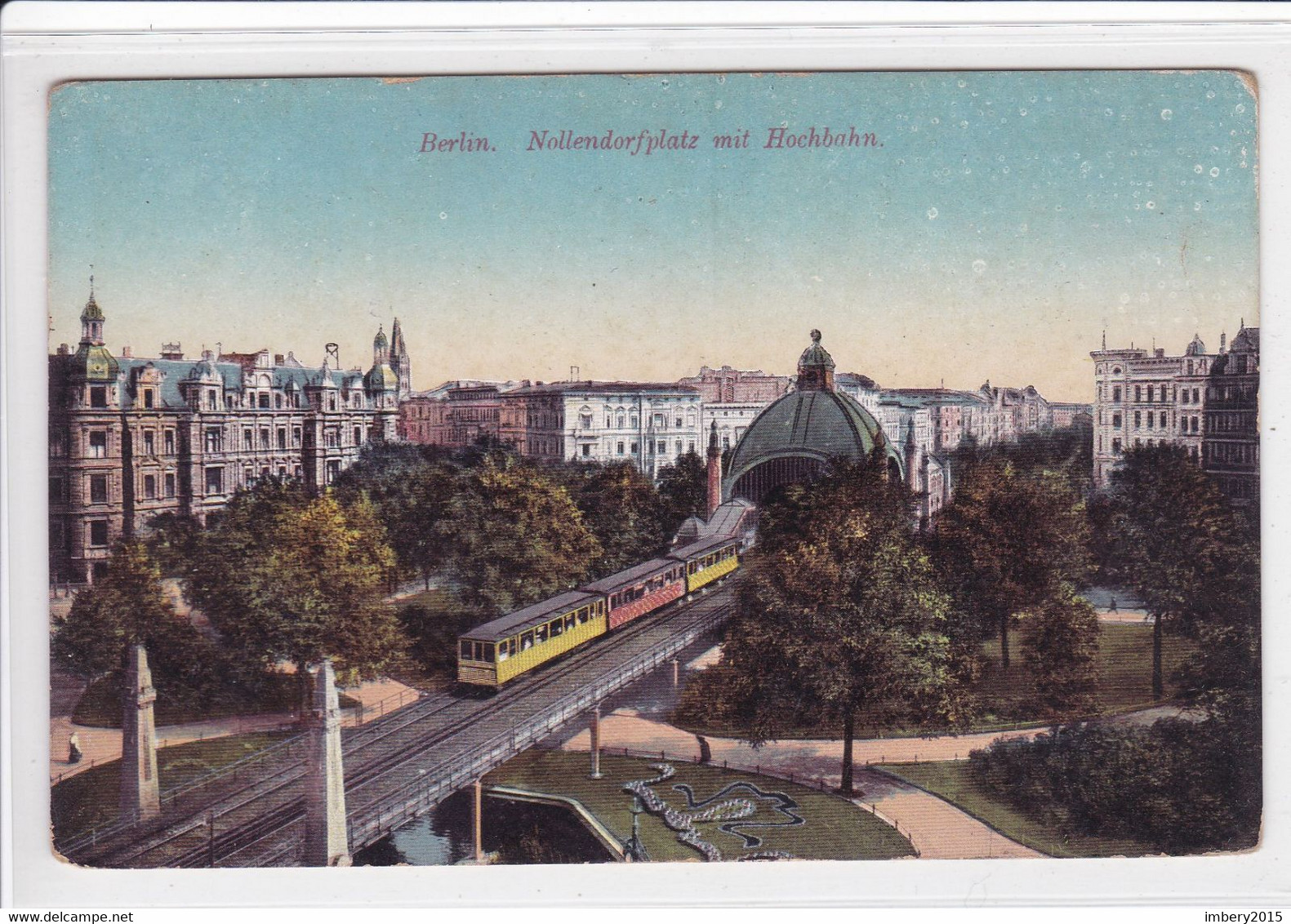 Ak  BERLIN, Nollendorferplatz Mit Hochbahn Um Etwa 1900, Berlin, Schöneberg, Deutschland, Ansichtskarte - Schoeneberg