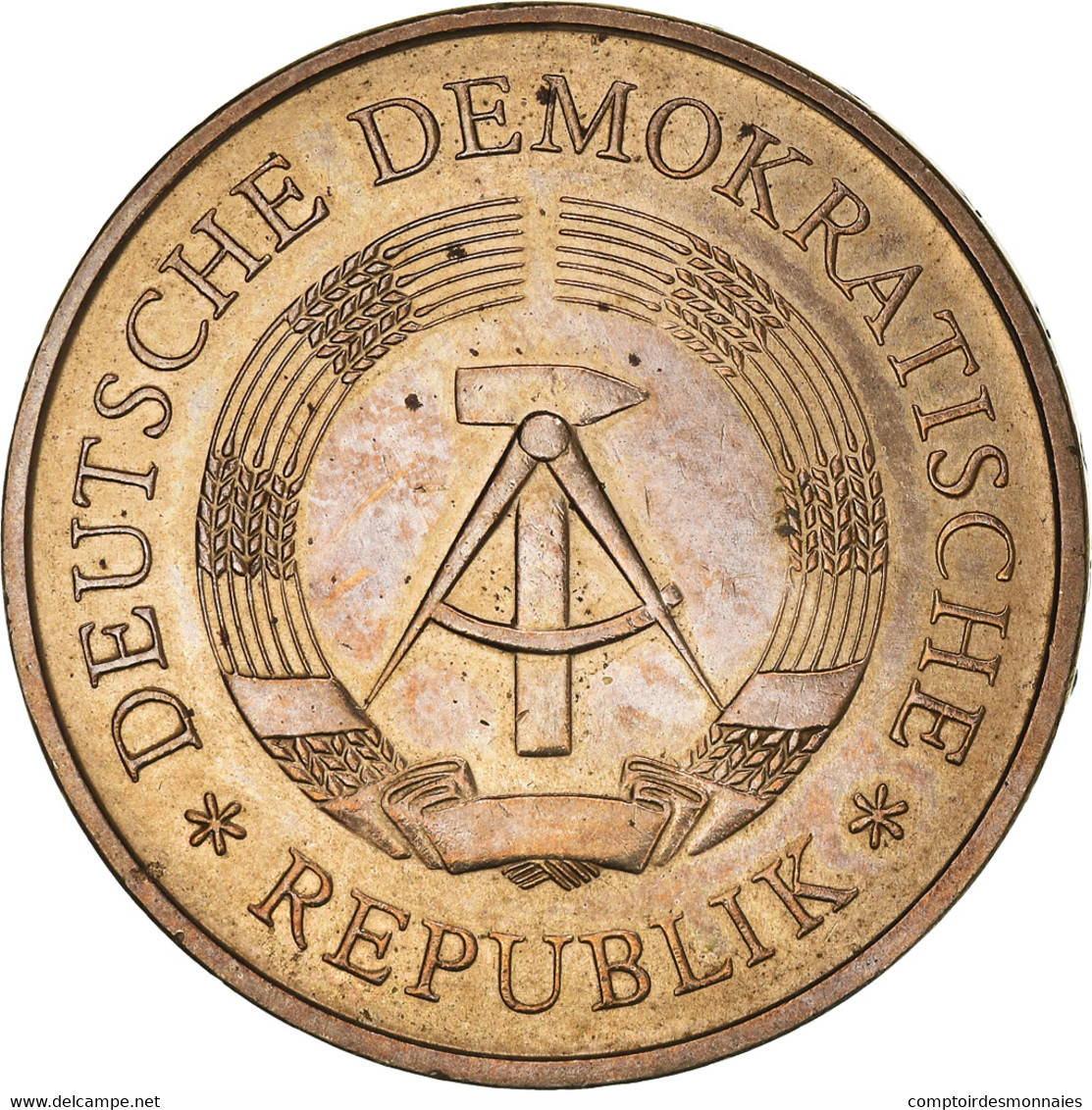 Monnaie, République Démocratique Allemande, 5 Mark, 1969, TTB, Nickel-Bronze - 5 Mark