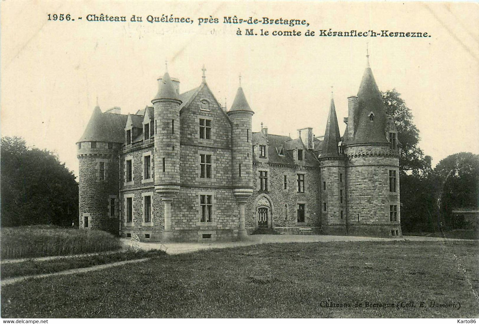 St Gilles Vieux Marché * Le Château Du Quélénec , Près Mûr De Bretagne - Saint-Gilles-Vieux-Marché