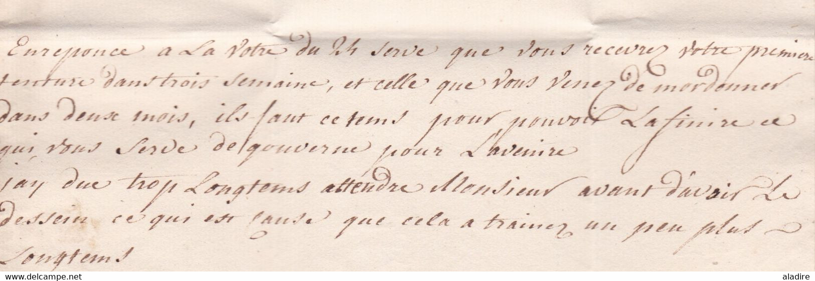 1760 - Lettre Pliée En Français De BRUXELLES, Pays Bas Autrichiens Vers BRUGES Brugge, Flandre - 1714-1794 (Austrian Netherlands)