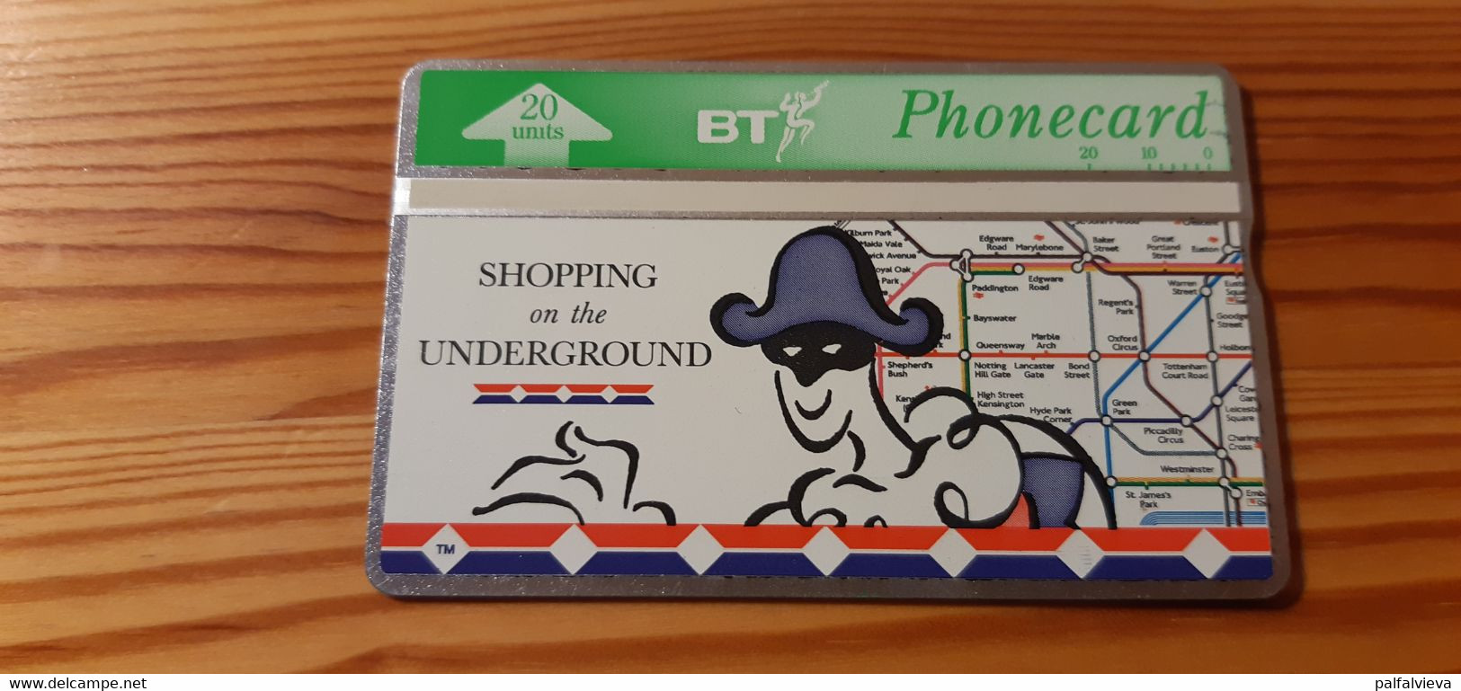 Phonecard United Kingdom, BT - Shopping On The Underground 205B 7.600 Ex - BT Werbezwecke