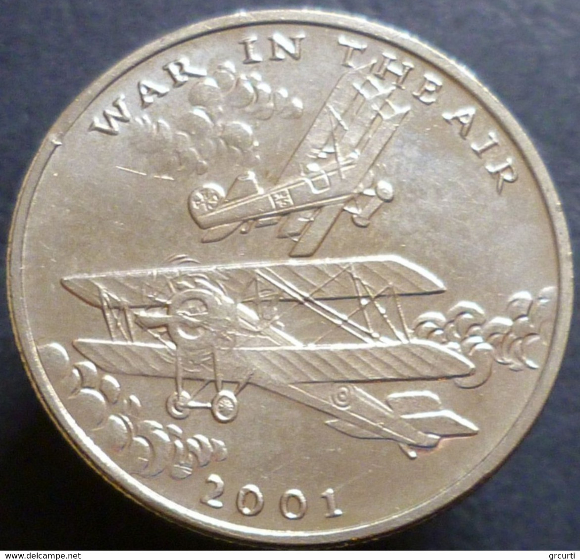 Liberia - 5 Dollari 2001 - Guerra Nell'aria - UC# 1000 - Liberia