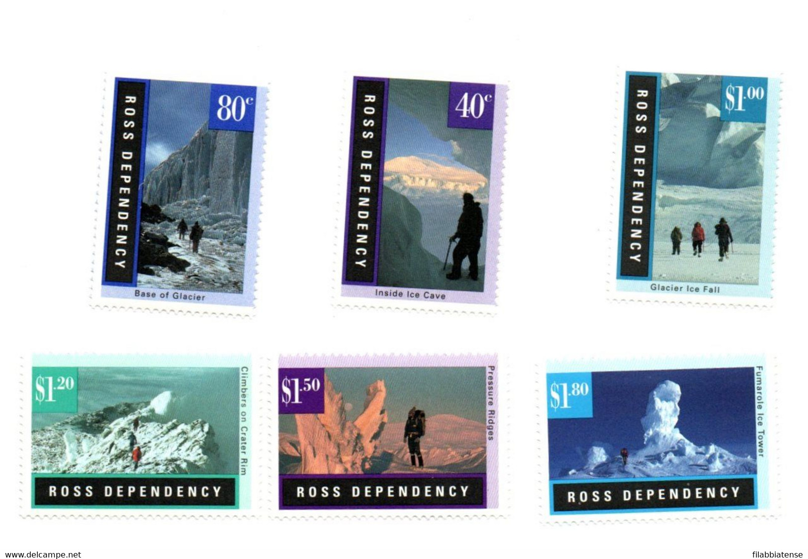 1996 - Ross Dependency 44/49 Paesaggi Antartici - Neufs