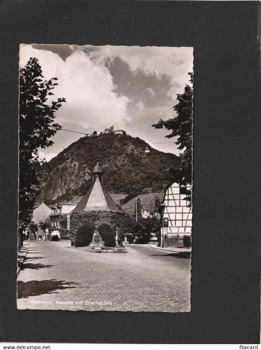 109517       Germania,  Rhondorf,  Kapelle  Mit  Drachenfels,    VGSB  1958 - Bad Honnef