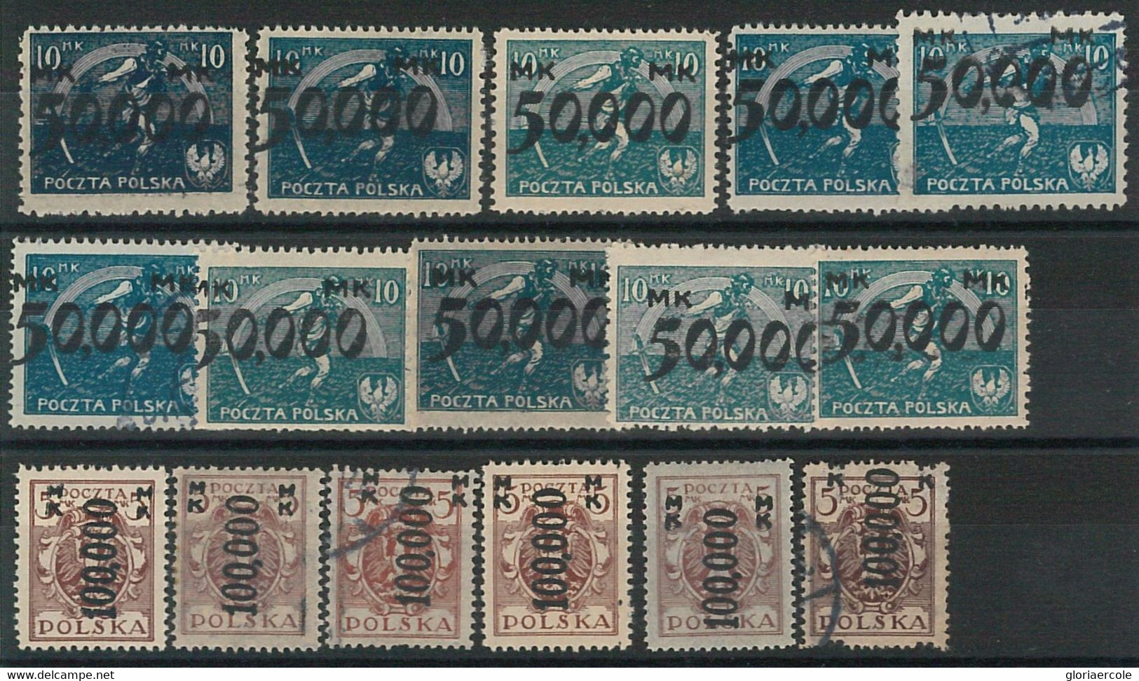 66219 - POLAND - Very Fine  STAMPS: INFLATION STAMPS From Specialized Collection - Collections