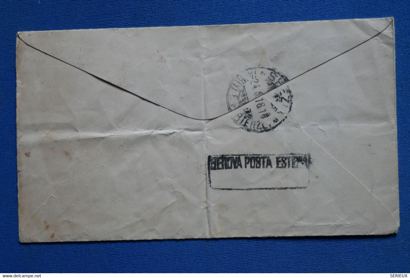 AS2 ETATS UNIS  BELLE LETTRE  1916 NEW YORK  POUR  SPEZIA LIGURIA   ITALY   +CACHET GENOVA VERSO +AFFRANCH. PLAISANT - - Brieven En Documenten