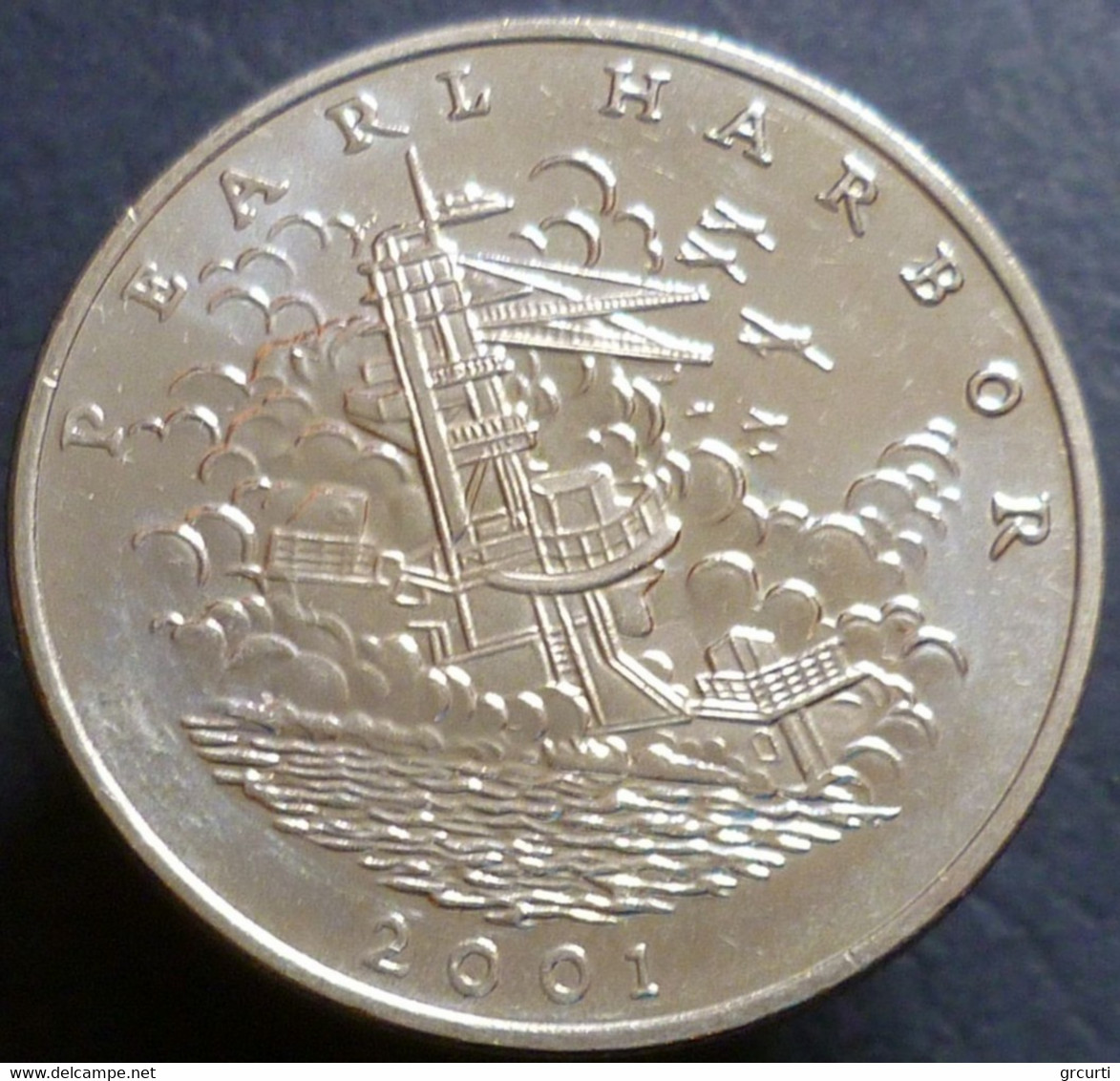 Liberia - 5 Dollari 2001 - Pearl Harbor - UC# 147 - Liberia