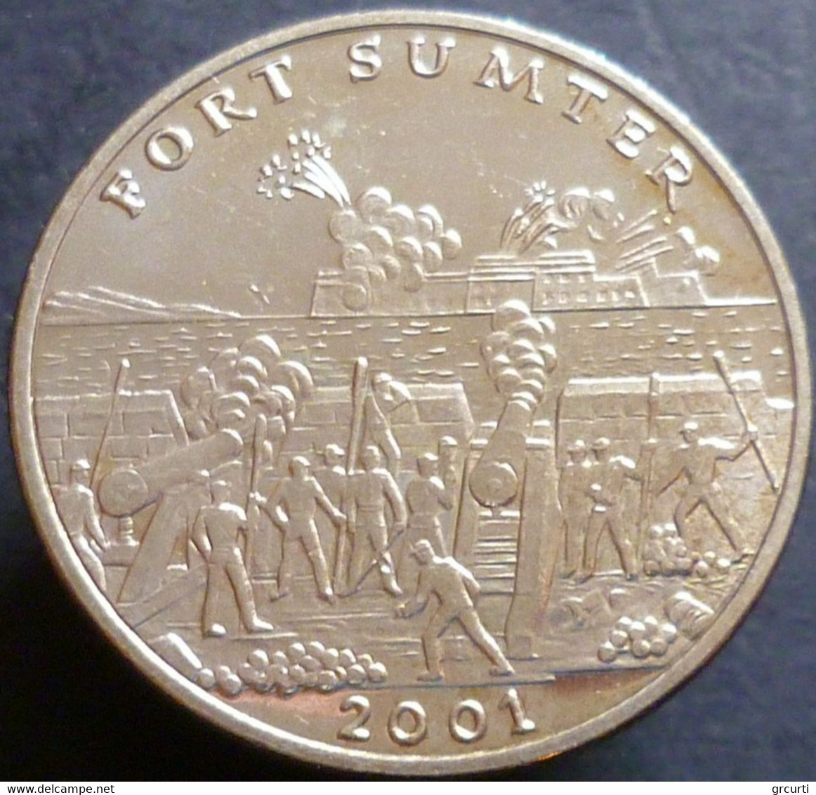 Liberia - 5 Dollari 2001 - Fort Sumter - UC# 148 - Liberia