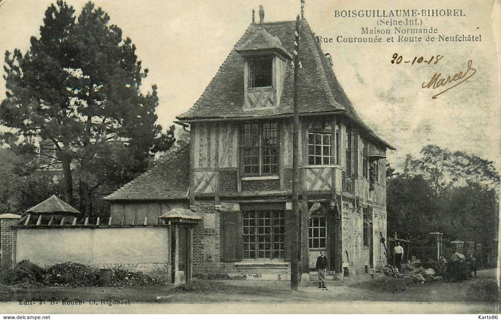 Boisguillaume Bihorel * Rue Couronnée Et Route De Neufchâtel * Maison Normande ( Travaux ! ) - Bihorel