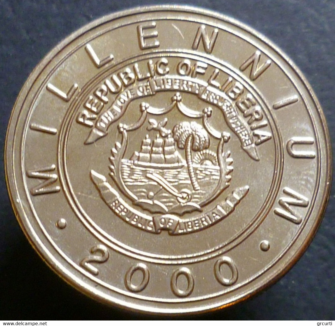 Liberia - 5 Dollari 2000 - Millenium - Anni Del Topo - KM# 351 - Liberia
