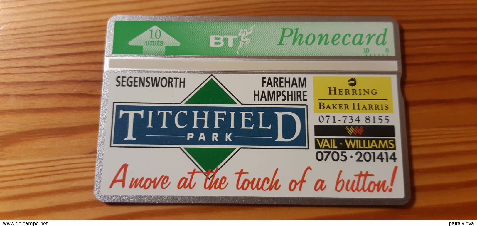 Phonecard United Kingdom, BT - Titchfield Park 228B 4.768 Ex - BT Werbezwecke