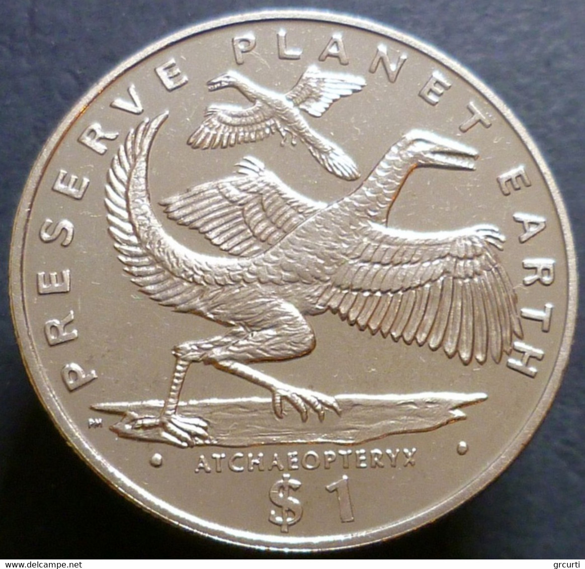 Liberia - 1 Dollaro 1993 - Preservare Il Pianeta Terra - Atchaeopteryx - KM# 112 - Liberia