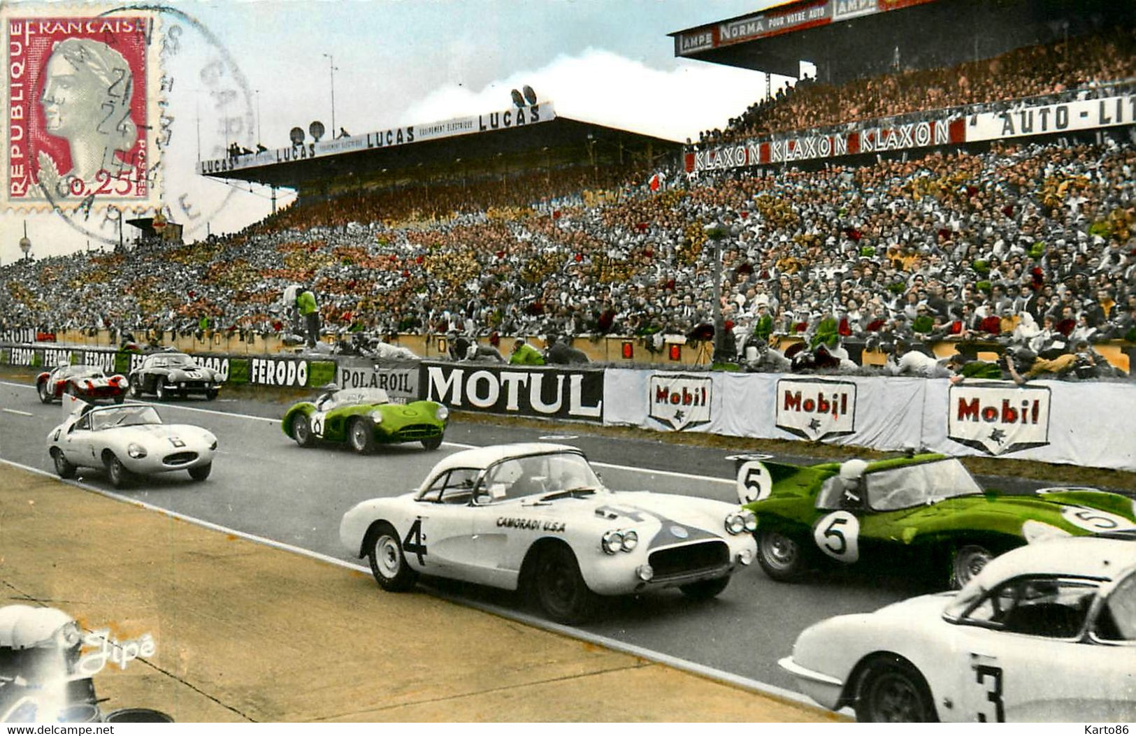 Sport Automobile * Le Mans * Circuit Des 24 Heures Du Mans * Le Démarrage Des Voitures * Course Voitures Auto - Le Mans