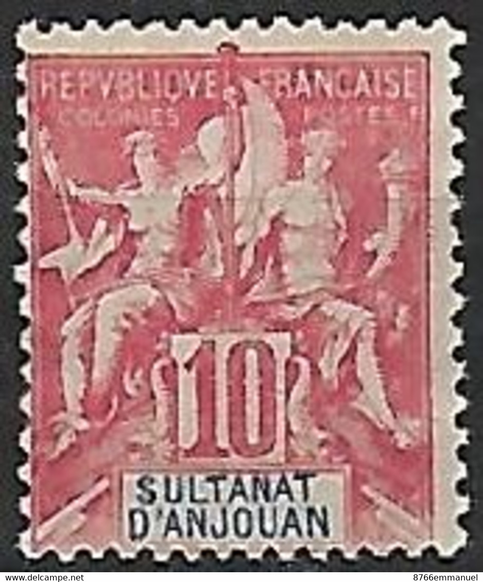 ANJOUAN N°14 N* - Unused Stamps