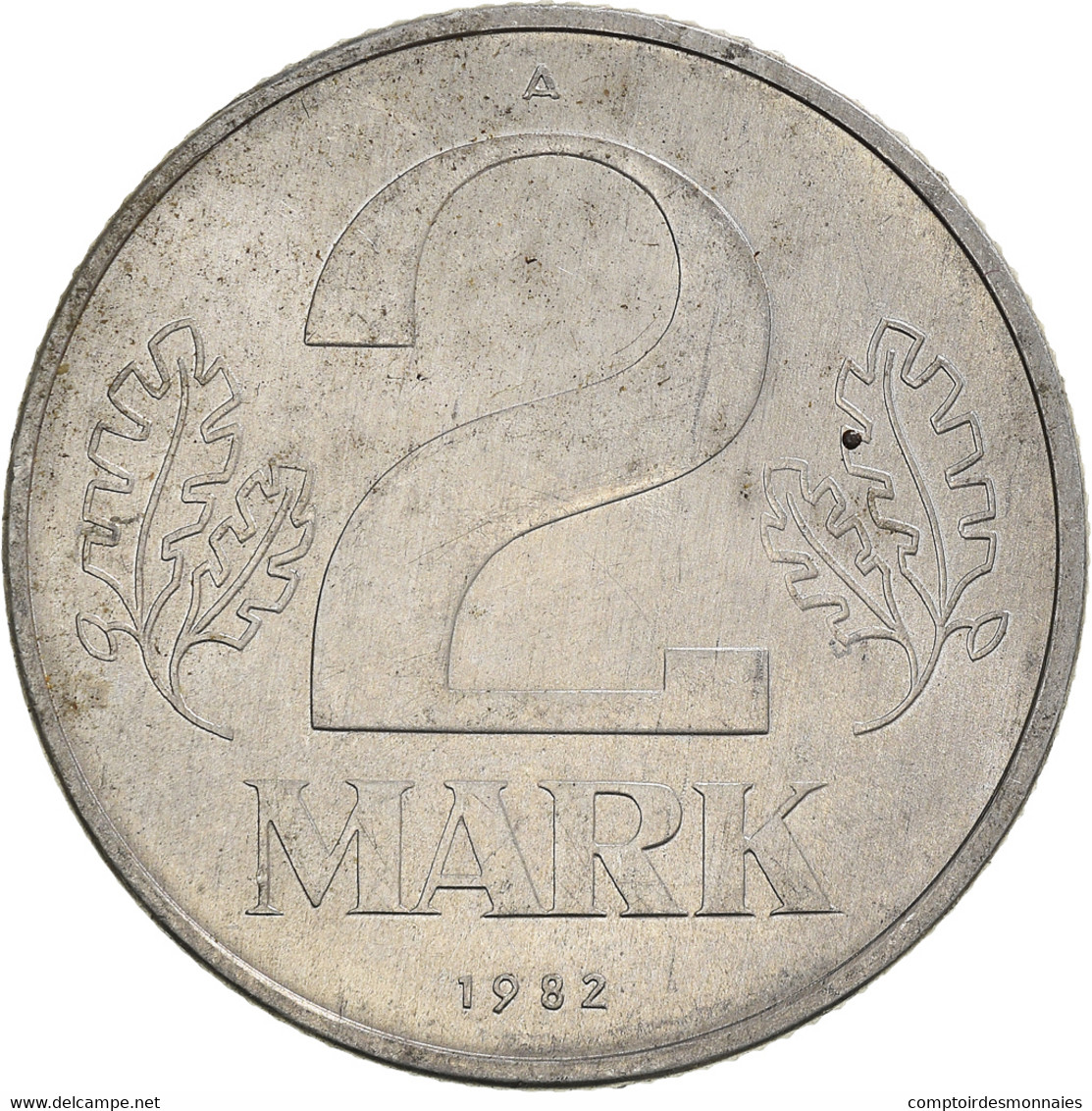 Monnaie, République Démocratique Allemande, 2 Mark, 1982, Berlin, TB+ - 2 Marcos