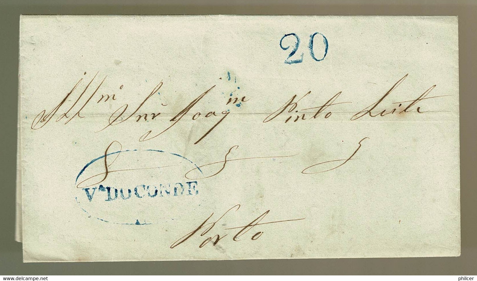 Portugal, 1850, Vila Do Conde-Porto - ...-1853 Prephilately