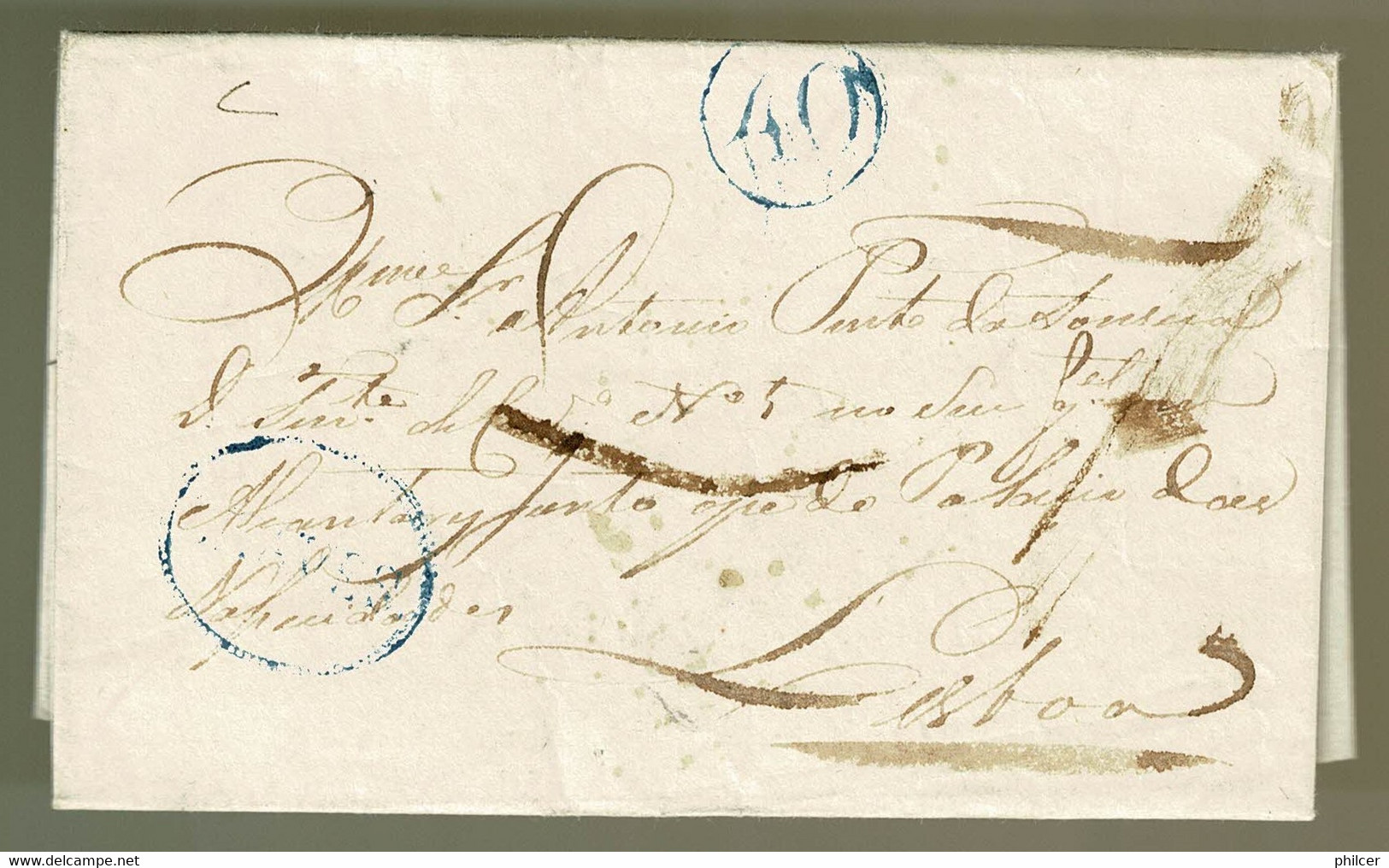 Portugal, 1836, Chaves-Lisboa - ...-1853 Prephilately