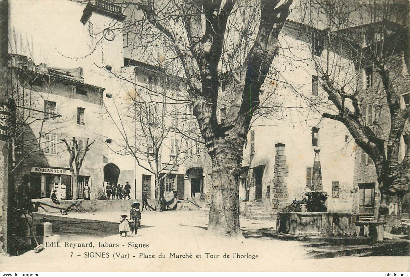 VAR  SIGNES   Place Du Marché Et Tour D'horloge - Signes