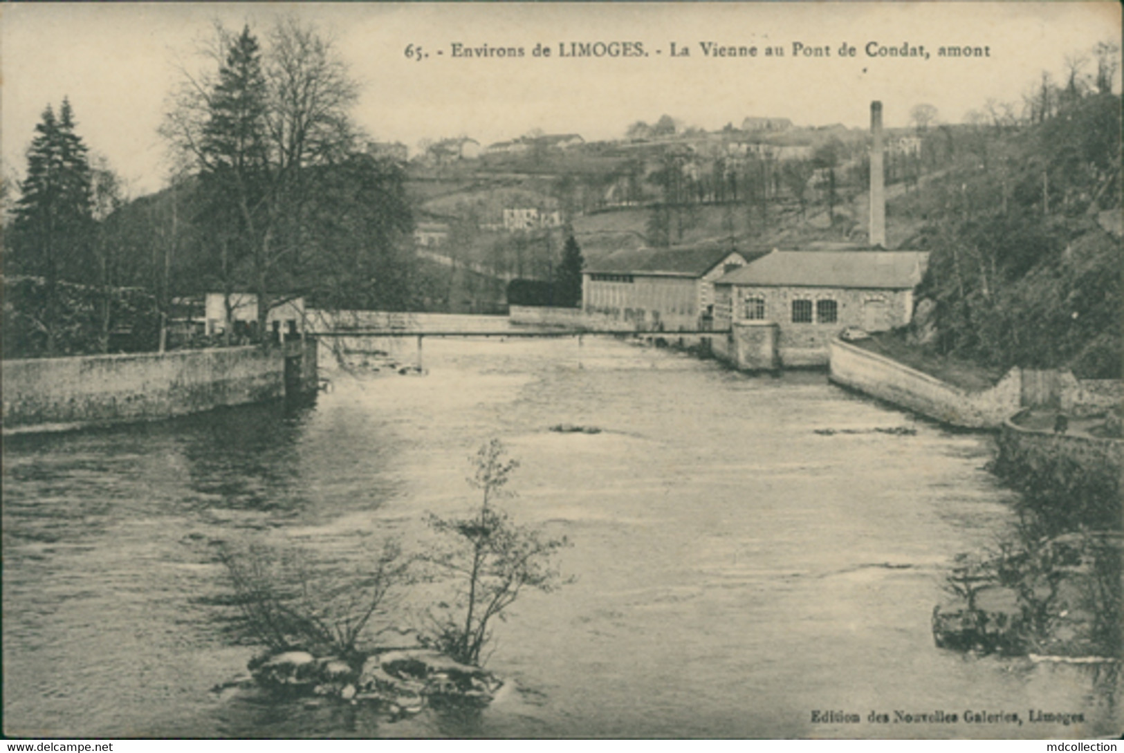 87 CONDAT SUR VIENNE /  La Vienne Au Pont De ... / - Condat Sur Vienne