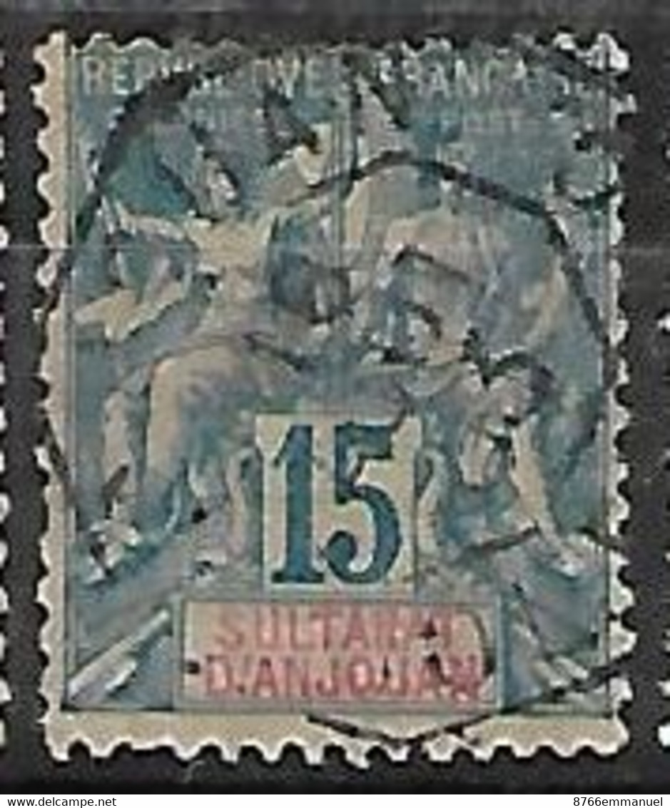 ANJOUAN N°6 - Used Stamps