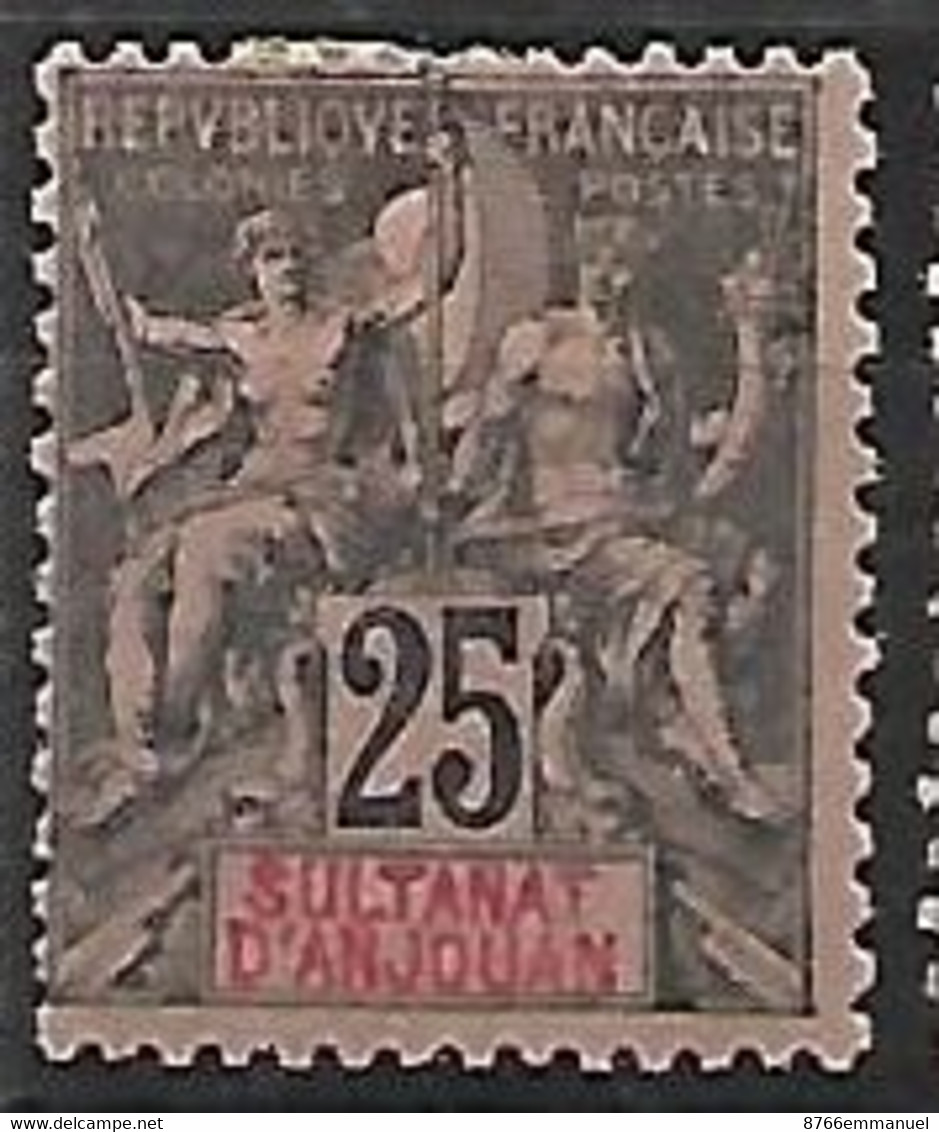 ANJOUAN N°8 N* - Unused Stamps