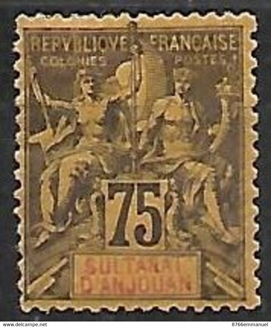 ANJOUAN N°12 N* - Unused Stamps