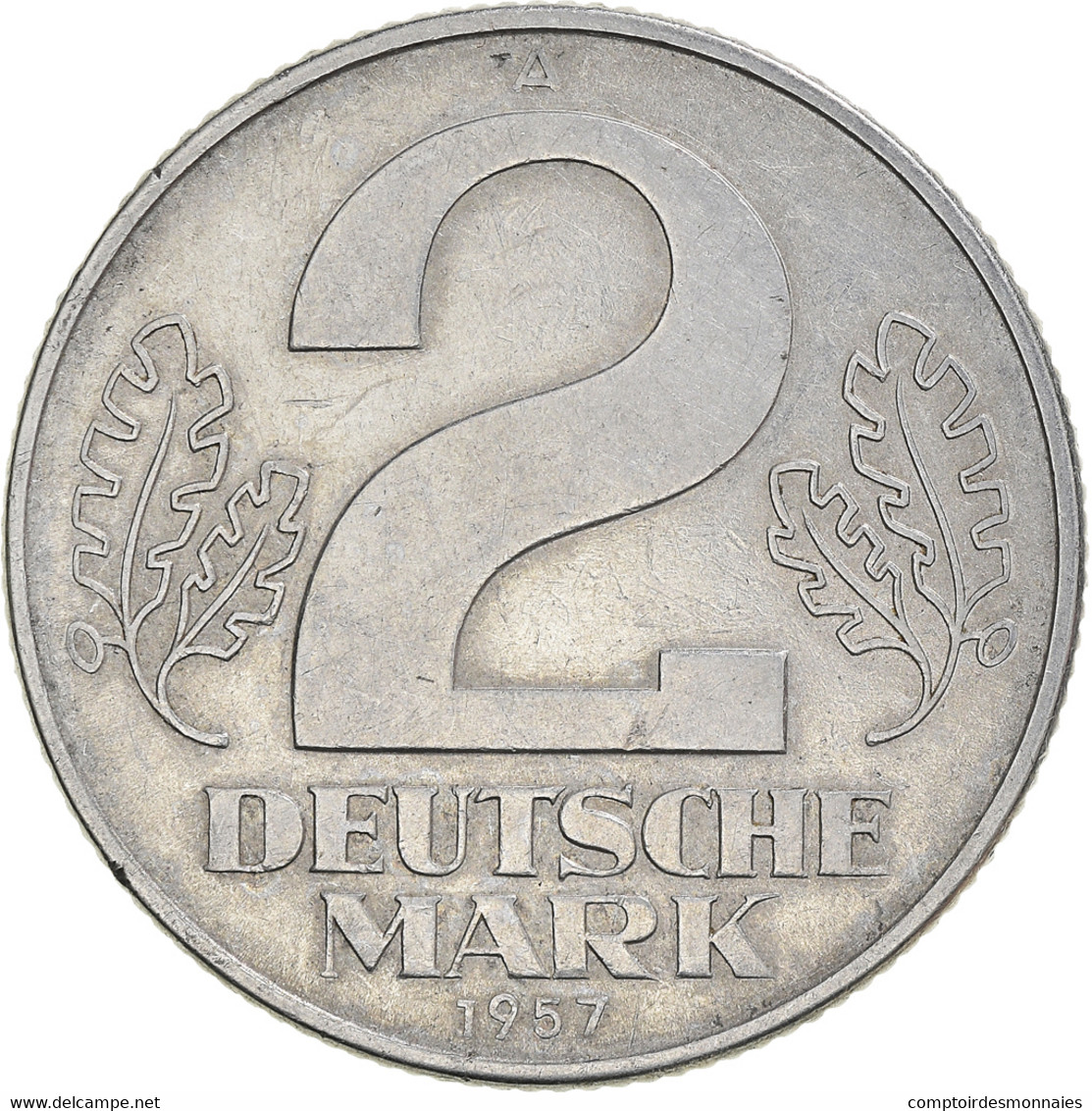 Monnaie, République Démocratique Allemande, 2 Mark, 1957, Berlin, TB - 2 Marchi