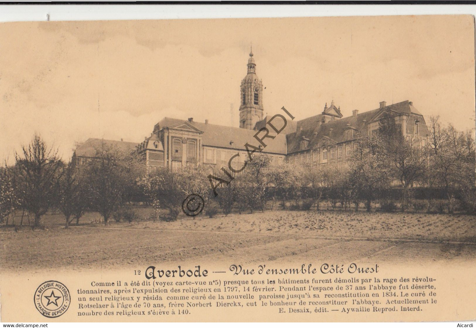 Postkaart / Carte Postale - AVERBODE - Vue D'ensemble Côté Ouest (A642) - Scherpenheuvel-Zichem