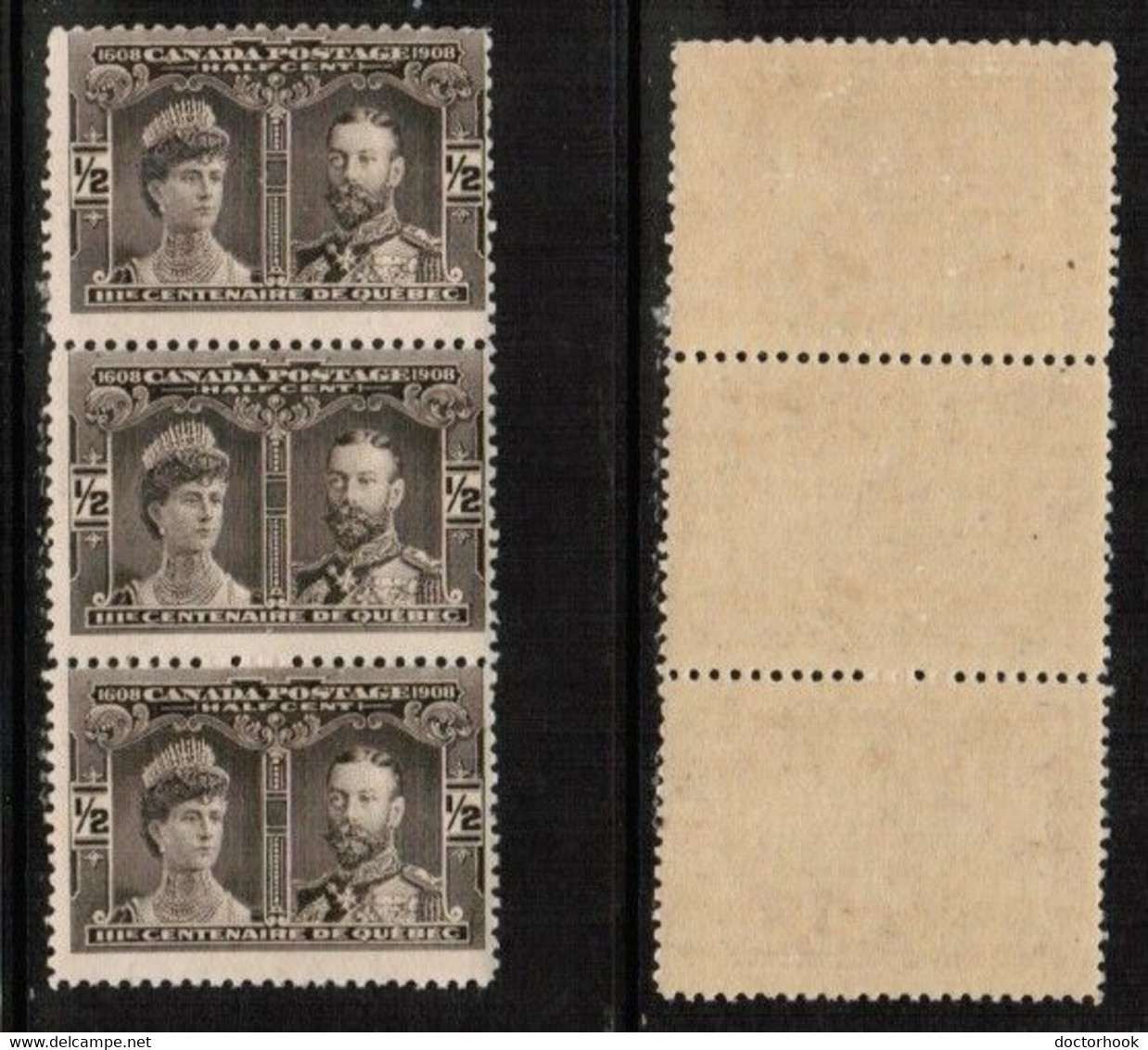 CANADA   Scott # 96** MINT NH STRIP Of 3 (CONDITION AS PER SCAN) (CAN-M-1-5) - Ungebraucht