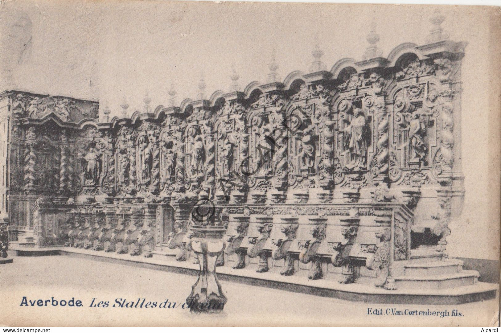 Postkaart / Carte Postale - AVERBODE - Les Stalles Du Choeur (A759) - Scherpenheuvel-Zichem