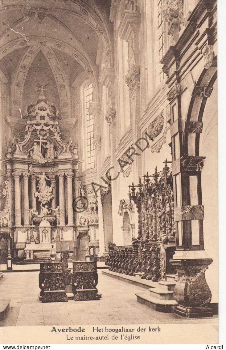 Postkaart / Carte Postale - AVERBODE - Het Hoogaltaar Der Kerk (A781) - Scherpenheuvel-Zichem