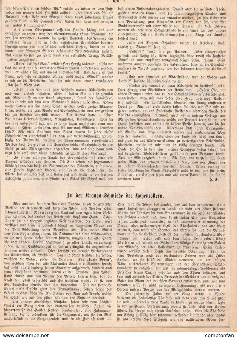 A102 1044 Schloss Moritzburg Cadolzburg Kadolzburg 2 Artikel / Bilder 1871 !! - Otros & Sin Clasificación