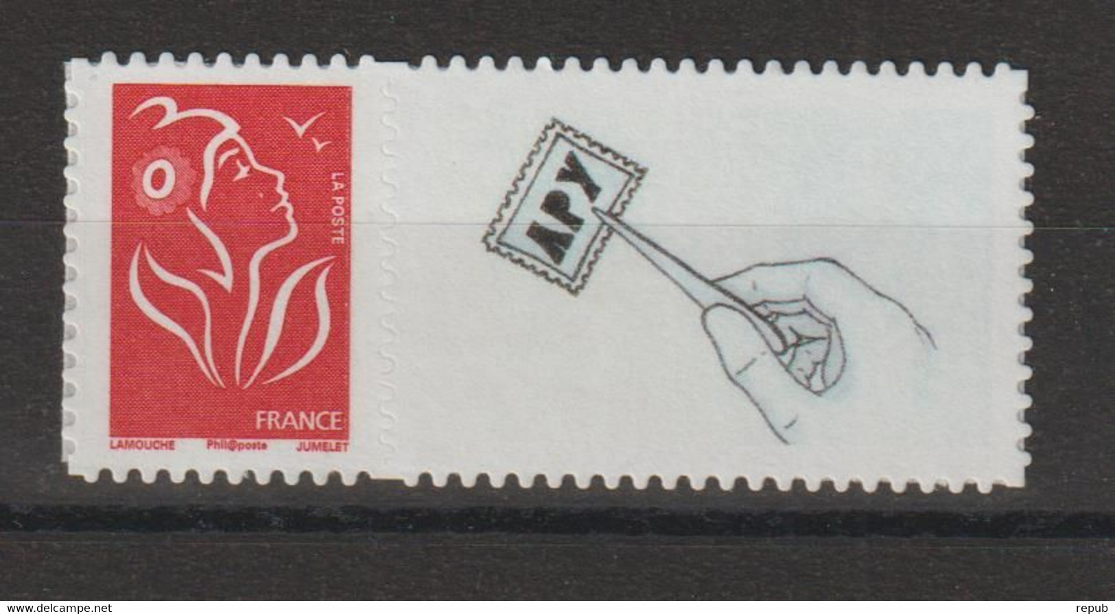 France Personnalisés 2005-6 Marianne 3802Ab ** MNH - Otros & Sin Clasificación