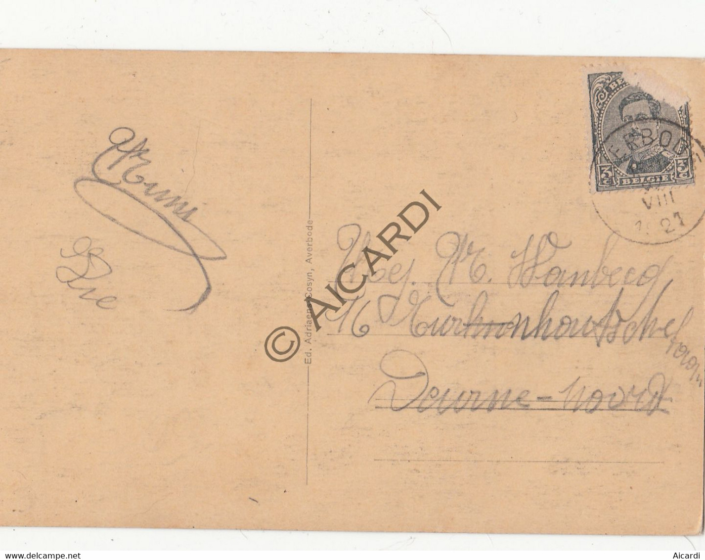 Postkaart / Carte Postale - AVERBODE - Het Beeld Van OLV Van T H Hart  (A803) - Scherpenheuvel-Zichem