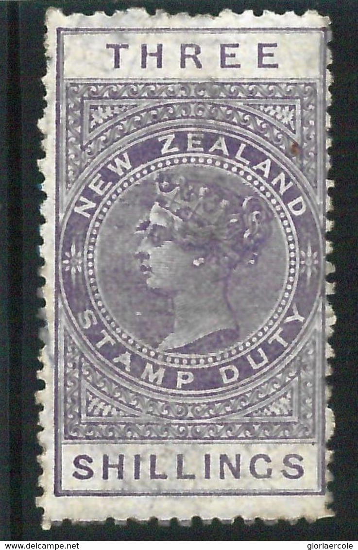 68967 - NEW ZEALAND - STAMPS: Stanley Gibbons FISCAL STAMPS Revenue# F 47  MFH - Fiscal-postal