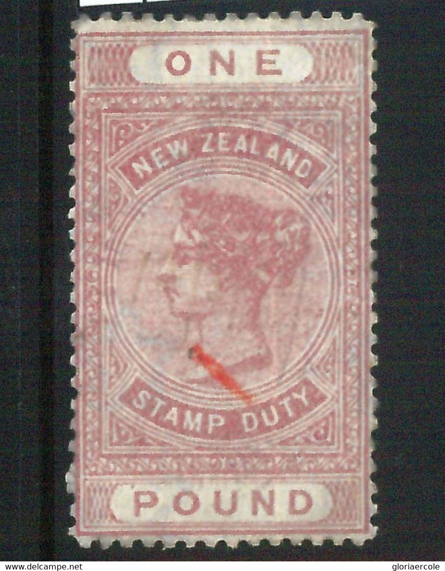 68966 - NEW ZEALAND - STAMPS: Stanley Gibbons FISCAL STAMPS Revenue# F 21 Used? - Fiscaux-postaux