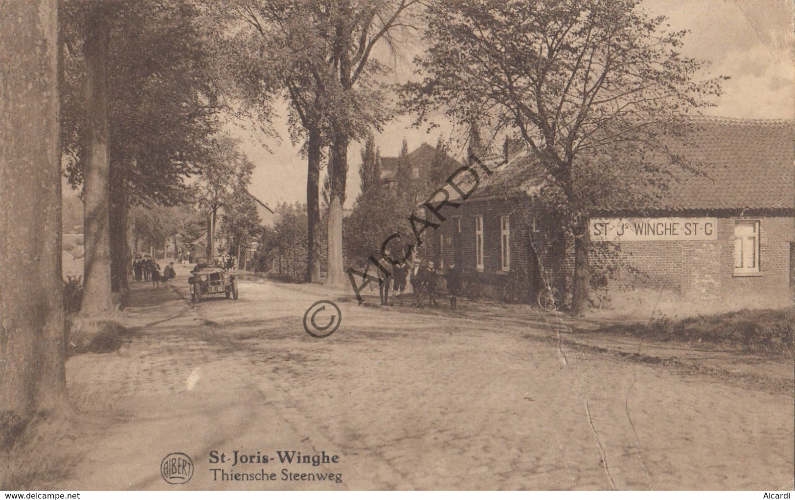 Postkaart / Carte Postale - St Joris Winghe - Thiensche Steenweg (A502) - Tielt-Winge