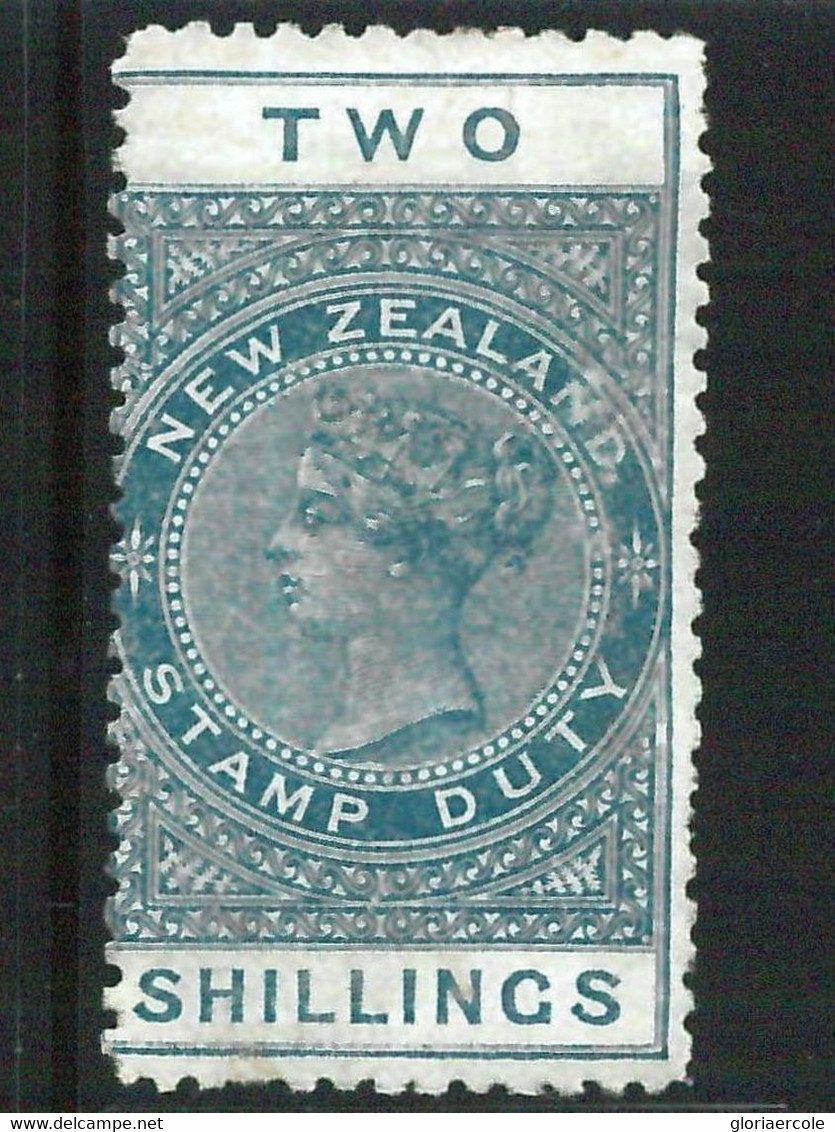 68961 - NEW ZEALAND - STAMPS: Stanley Gibbons FISCAL STAMPS Revenue#  F 9 Hinged  MINT MH - Post-fiscaal