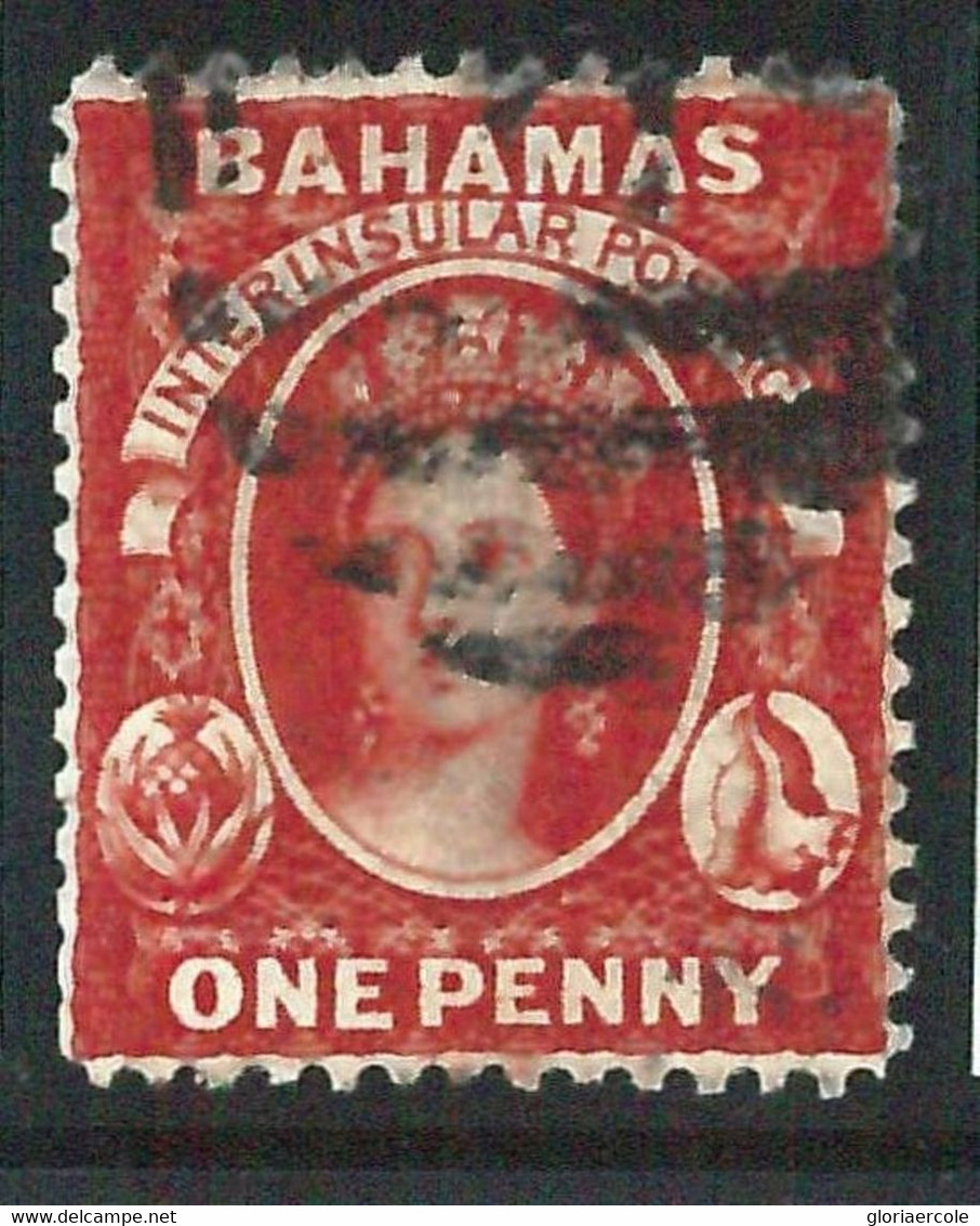 68975 - BAHAMAS - STAMPS: Stanley Gibbons #  21  VERY FINE  USED - Watermark "O" - Buenos Aires (1858-1864)