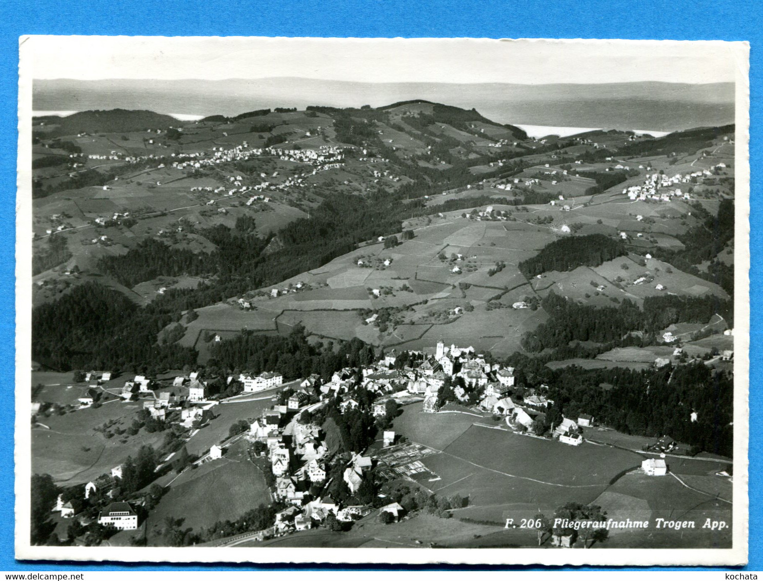 JUL094, Trogen, Fliegeraufnahme, 206, GF, Circulée 1958 - Trogen