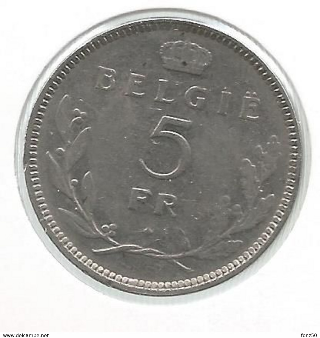 LEOPOLD III * 5 Frank 1936 Vlaams  Pos.A * Nr 10974 - 5 Francs
